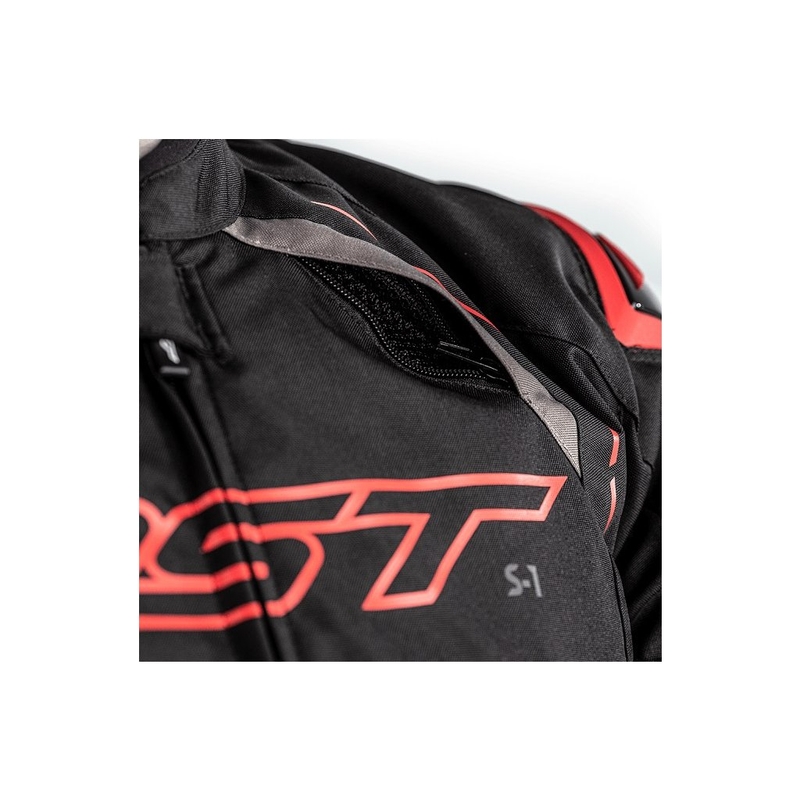 Motoristična jakna RST S-1 CE black-grey-red razprodaja