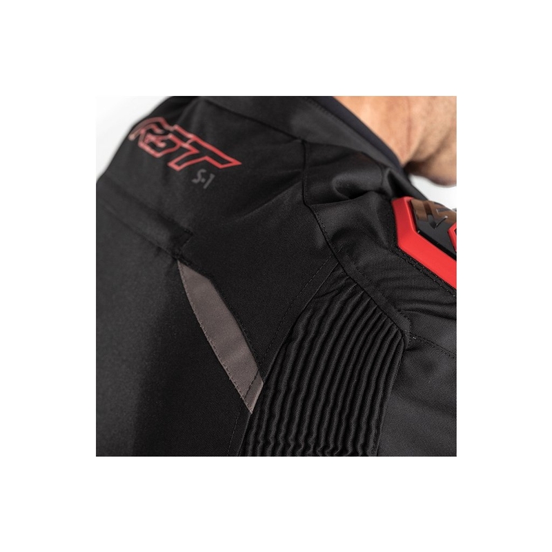 Motoristična jakna RST S-1 CE black-grey-red razprodaja