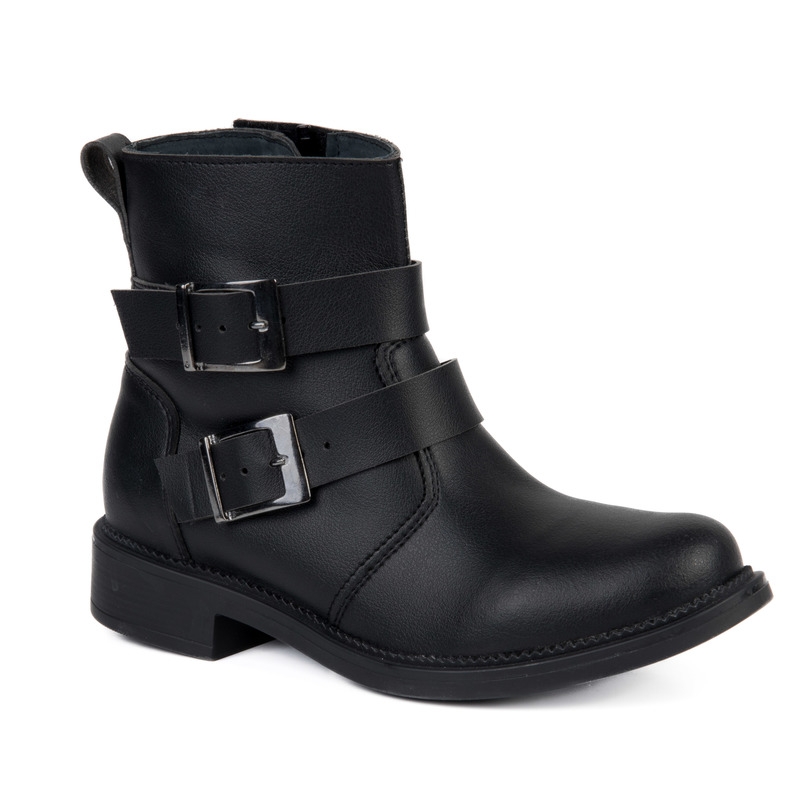 Ženski Ozone Inez Black Motorcycle Boots razprodaja