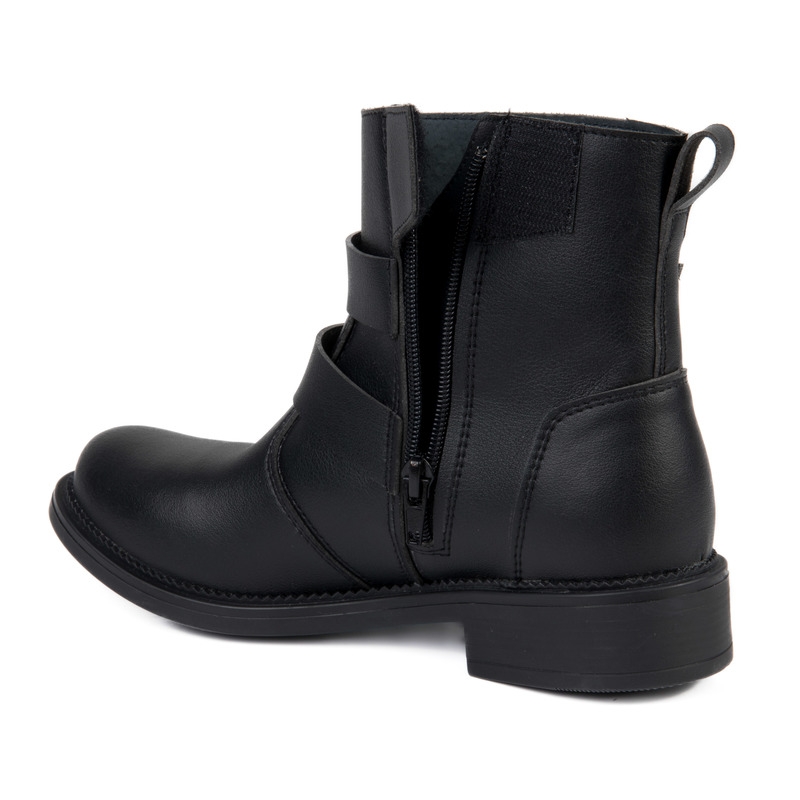 Ženski Ozone Inez Black Motorcycle Boots razprodaja