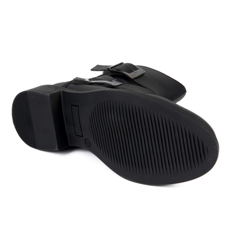 Ženski Ozone Inez Black Motorcycle Boots razprodaja