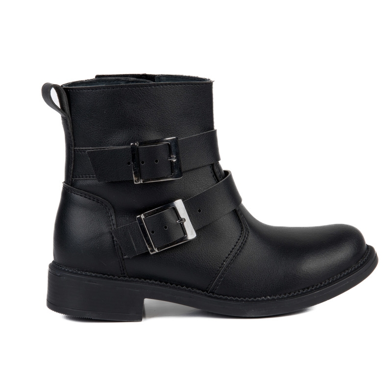 Ženski Ozone Inez Black Motorcycle Boots razprodaja