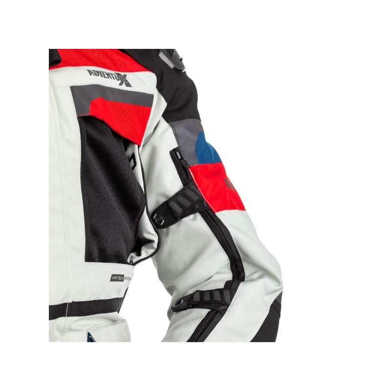 Motoristična jakna RST Pro Series Adventure-X CE modro-rdeče-belkasta razprodaja