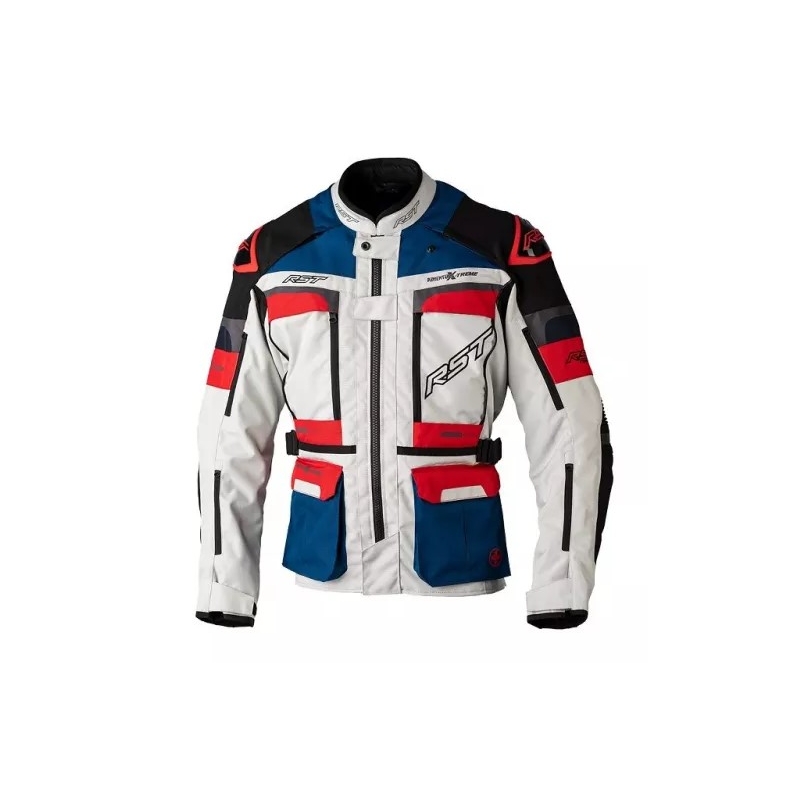 Motoristična jakna RST Pro Series Adventure-Xtreme CE white-red-blue razprodaja