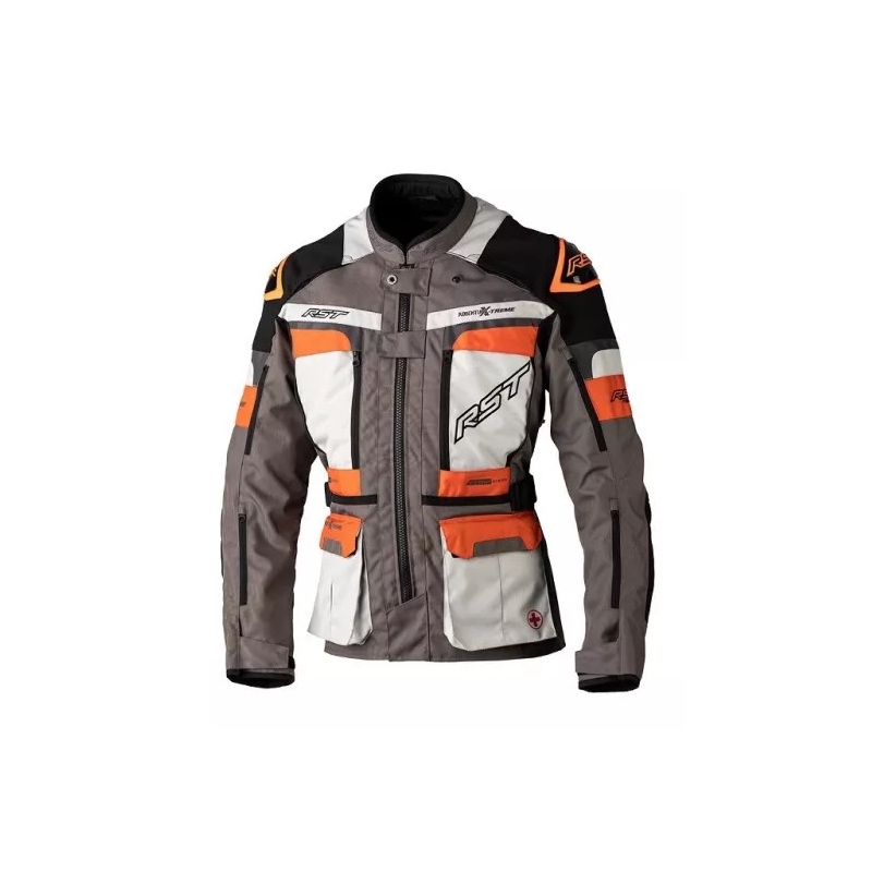 Motoristična jakna RST Pro Series Adventure-Xtreme CE black-grey-silver-orange razprodaja