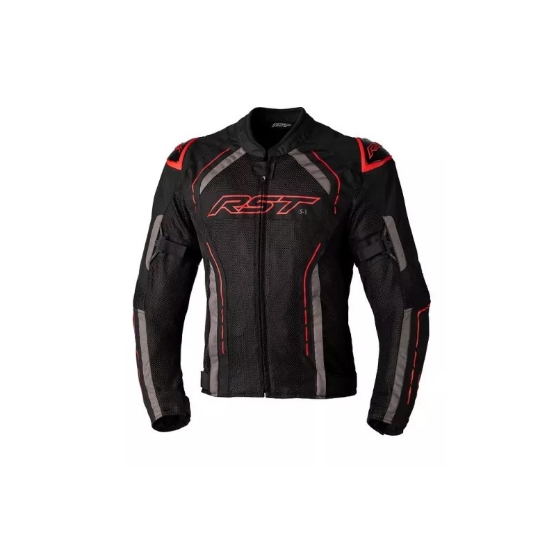 Motoristična jakna RST S1 MESH CE black-grey-red razprodaja