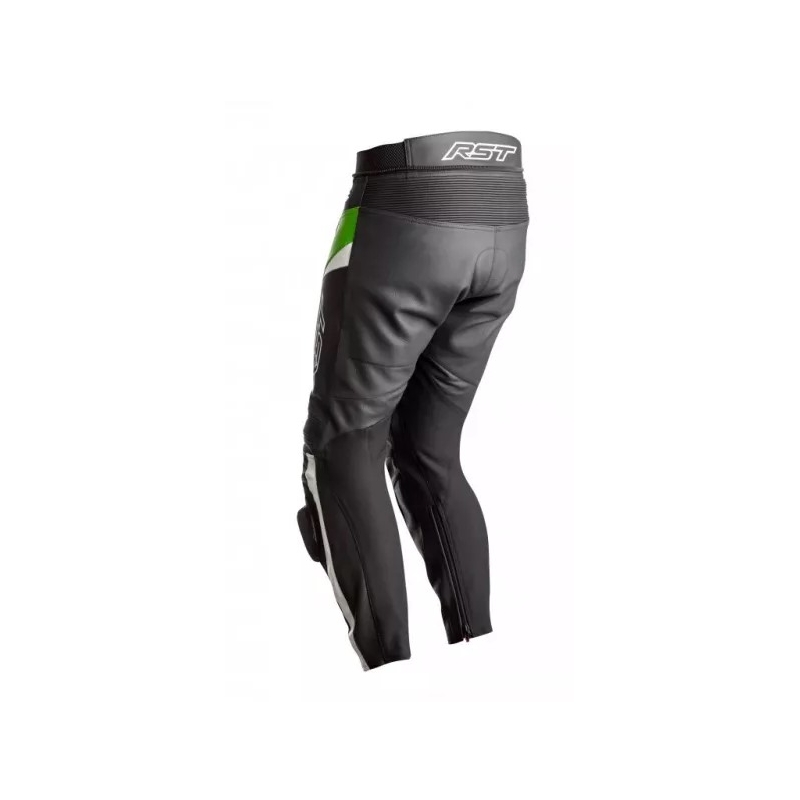 RST Tractech Evo 4 CE črno-bele-zelene motoristične hlače za motoriste razprodaja