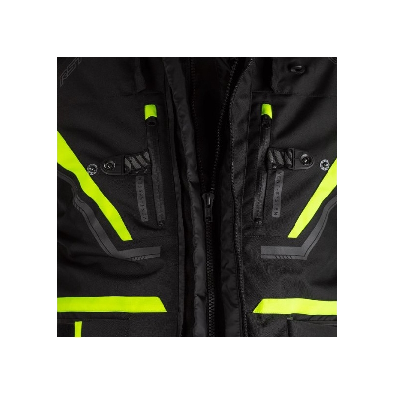 Jakna z zračno blazino RST Pro Series Paragon 6 Airbag CE black-fluo yellow razprodaja