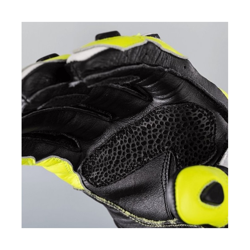 Motoristične rokavice RST Tractech Evo 4 CE black-white-fluo yellow razprodaja