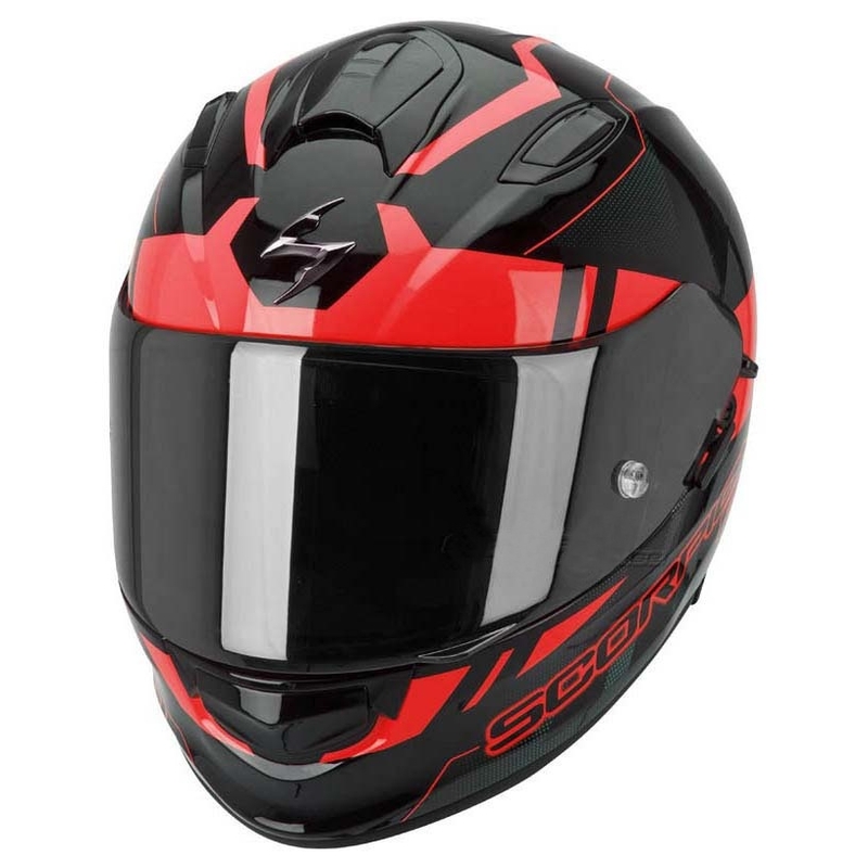 Moto integralna čelada Scorpion EXO-510 Stage črno-rdeča razprodaja