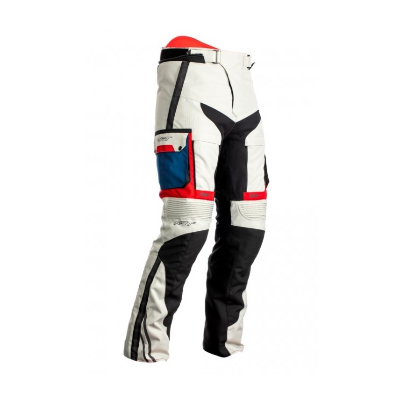 RST Pro Series Adventure-X CE Black-Silver-Blue-Red Motoristične hlače razprodaja