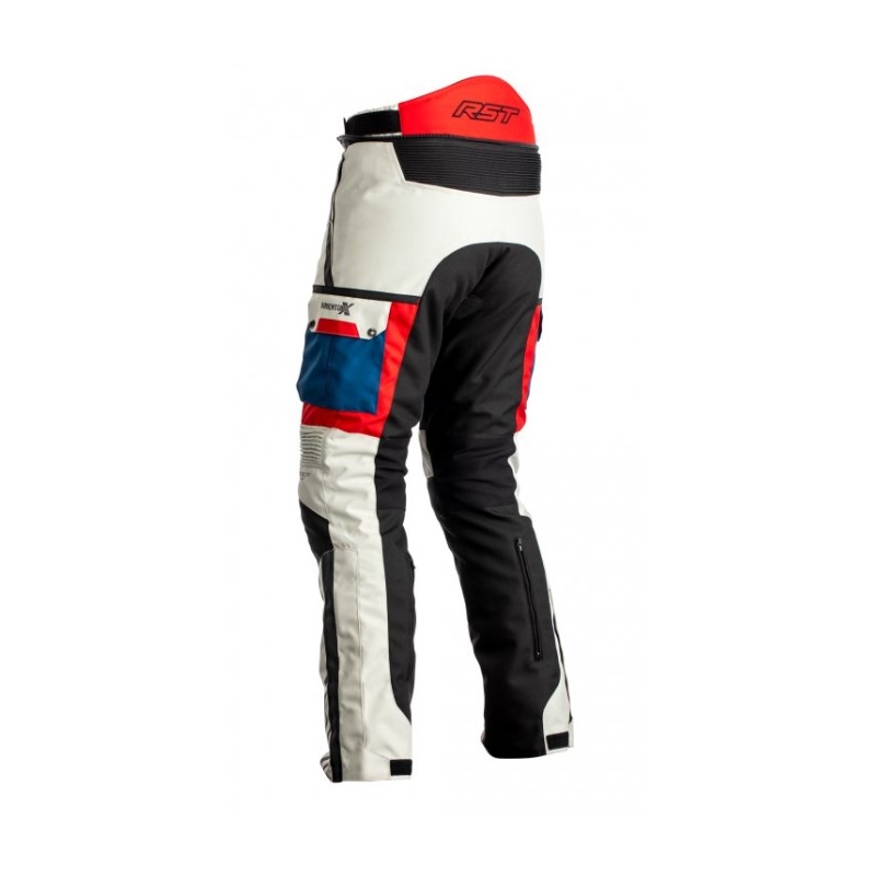 RST Pro Series Adventure-X CE Black-Silver-Blue-Red Motoristične hlače razprodaja