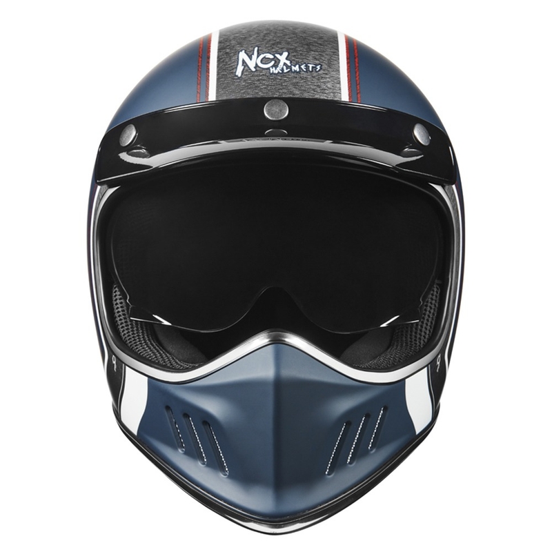 Integralna motoristična čelada NOX PREMIUM Seventy Nine modra