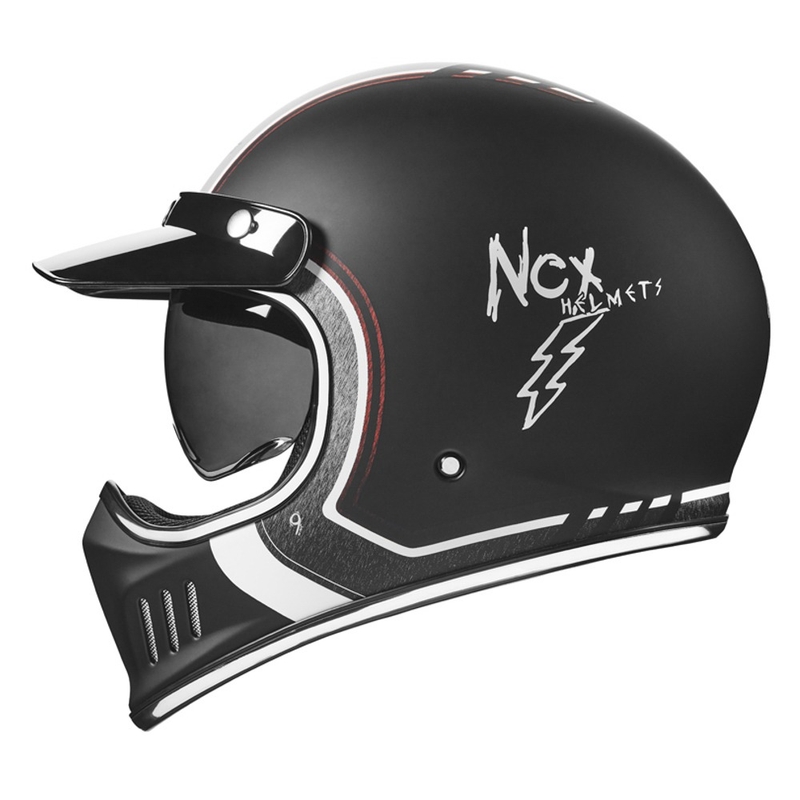 Integralna motoristična čelada NOX PREMIUM Seventy Nine črna
