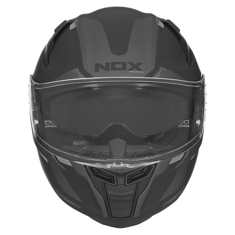 Integralna motoristična čelada NOX N303-S Neo črna razprodaja