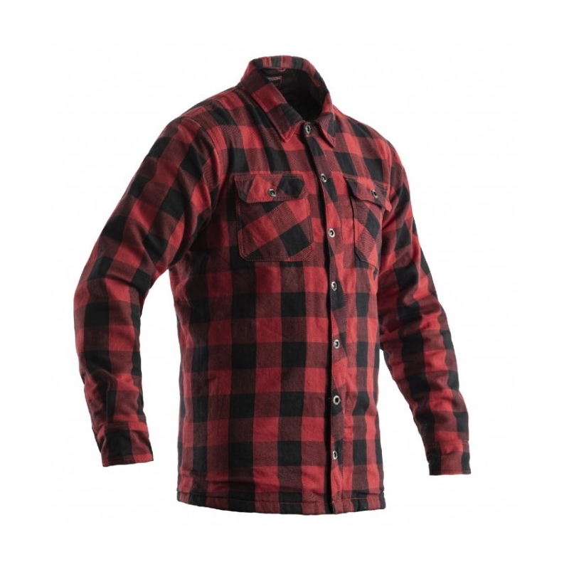 Motoristična majica RST X Lumberjack CE črno-rdeča razprodaja