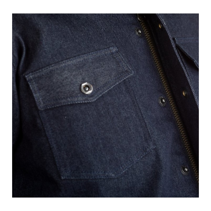 Motoristična majica RST X Denim CE temno modra naprodaj razprodaja