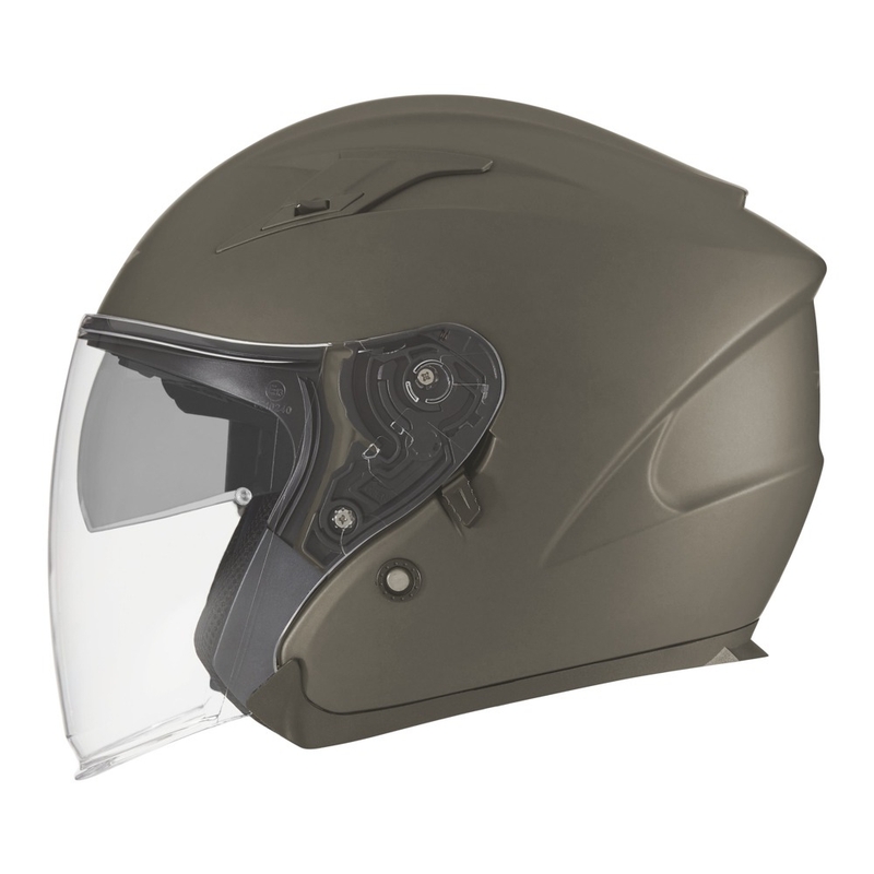 Odprta motoristična čelada NOX N128 khaki razprodaja