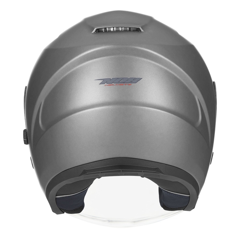 Odprta motoristična čelada NOX N128 titanium