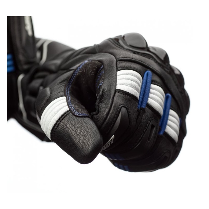 Motoristične rokavice RST Pilot CE črno-bela-modra razprodaja