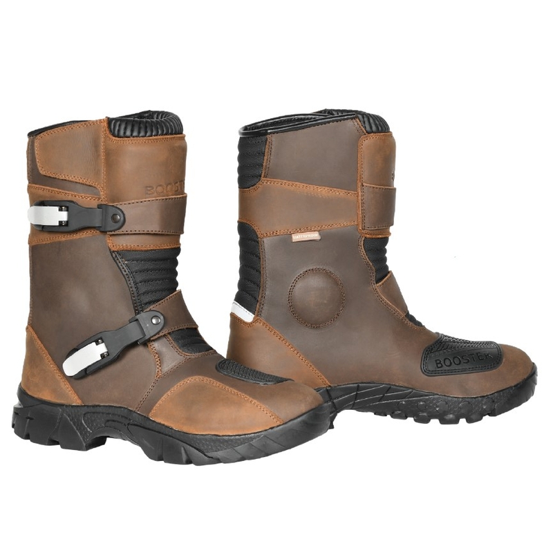 Booster Atacama Short WP Brown Motorcycle Boots razprodaja