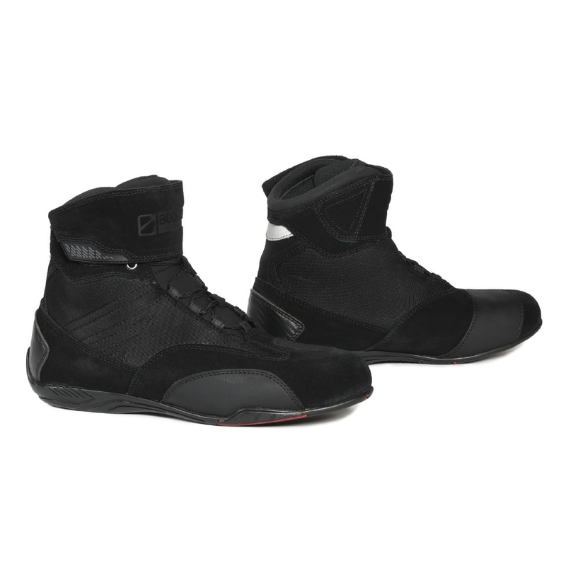 Booster Run Black Motorcycle Boots razprodaja
