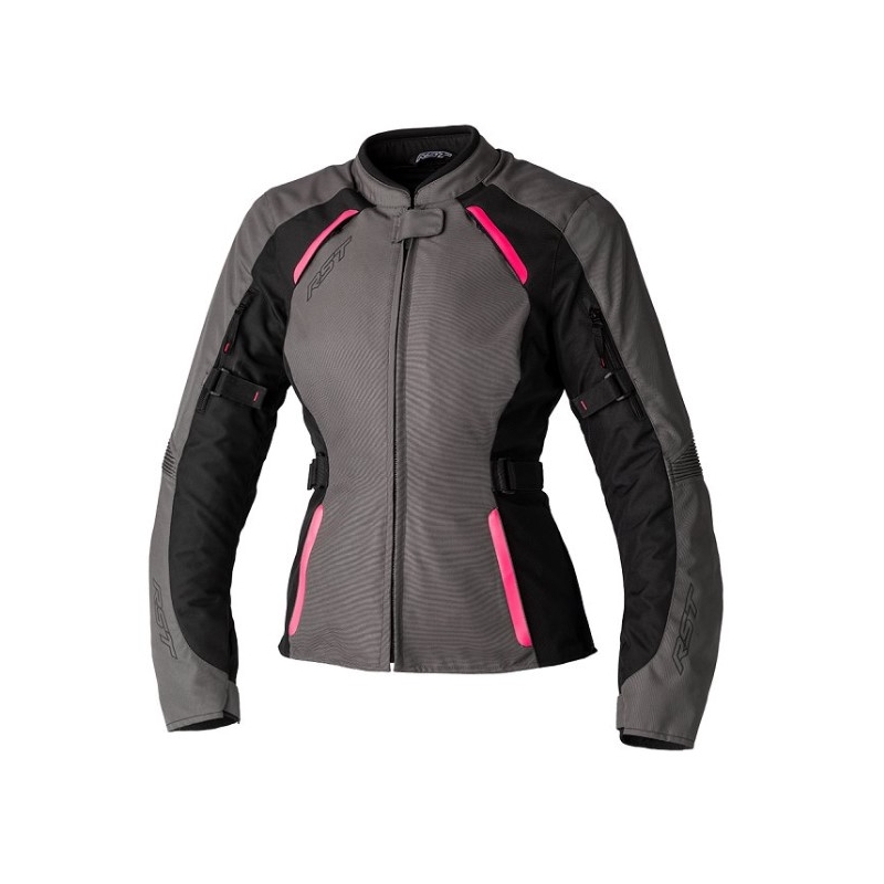 Ženska motoristična jakna RST AVA CE black-grey-pink razprodaja
