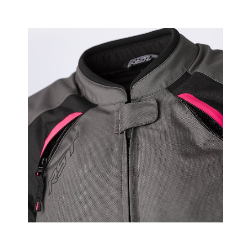Ženska motoristična jakna RST AVA CE black-grey-pink razprodaja