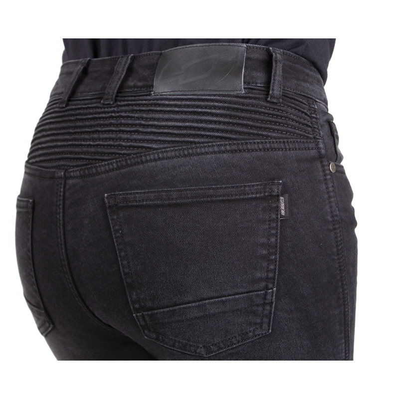 Ženske hlače Ozone Agness II Black Motorcycle Jeans