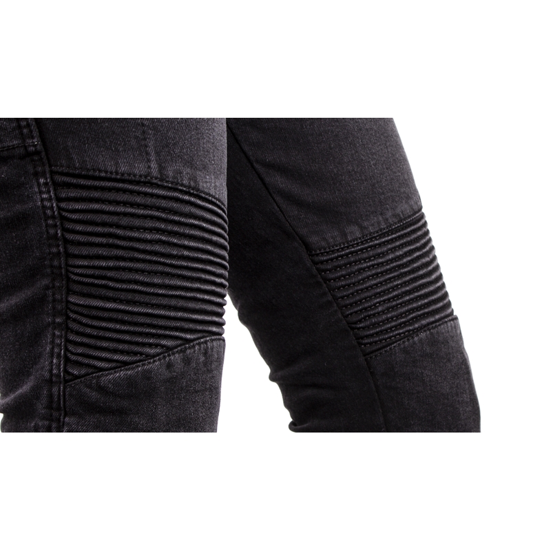 Ženske hlače Ozone Agness II Black Motorcycle Jeans