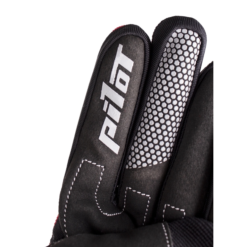 MX motoristične rokavice Pilot black/red