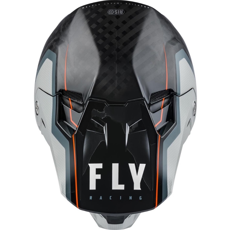 Motokros čelada FLY Racing Formula Carbon Axon black-grey-orange
