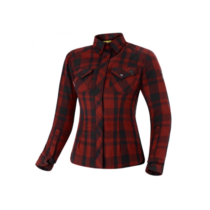 Shima Renegade Red and Black motoristična majica za ženske razprodaja