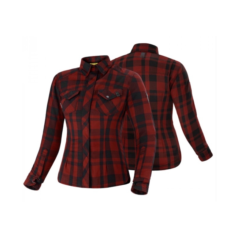 Shima Renegade Red and Black motoristična majica za ženske razprodaja