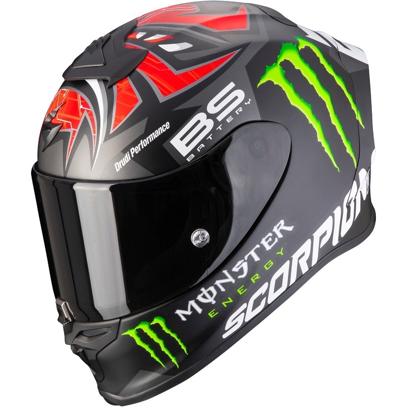 Integralna motoristična čelada Scorpion EXO-R1 Air Fabio Monster Replica rdeča