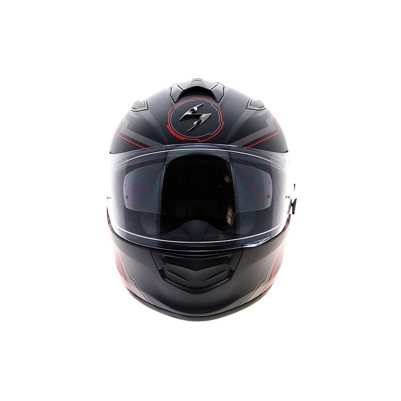 Integralna motoristična čelada Scorpion EXO-510 Air Sync black matte-red razprodaja