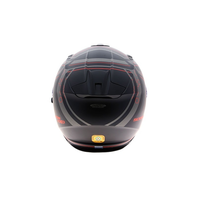Integralna motoristična čelada Scorpion EXO-510 Air Sync black matte-red razprodaja