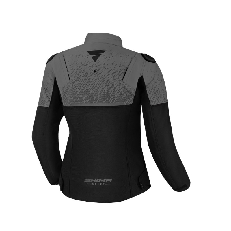 Ženska motoristična jakna Shima Drift black-grey
