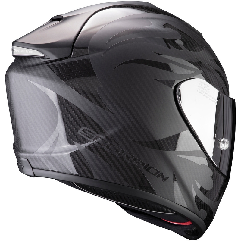 Integralna motoristična čelada Scorpion EXO-1400 Carbon Air Obscura črna