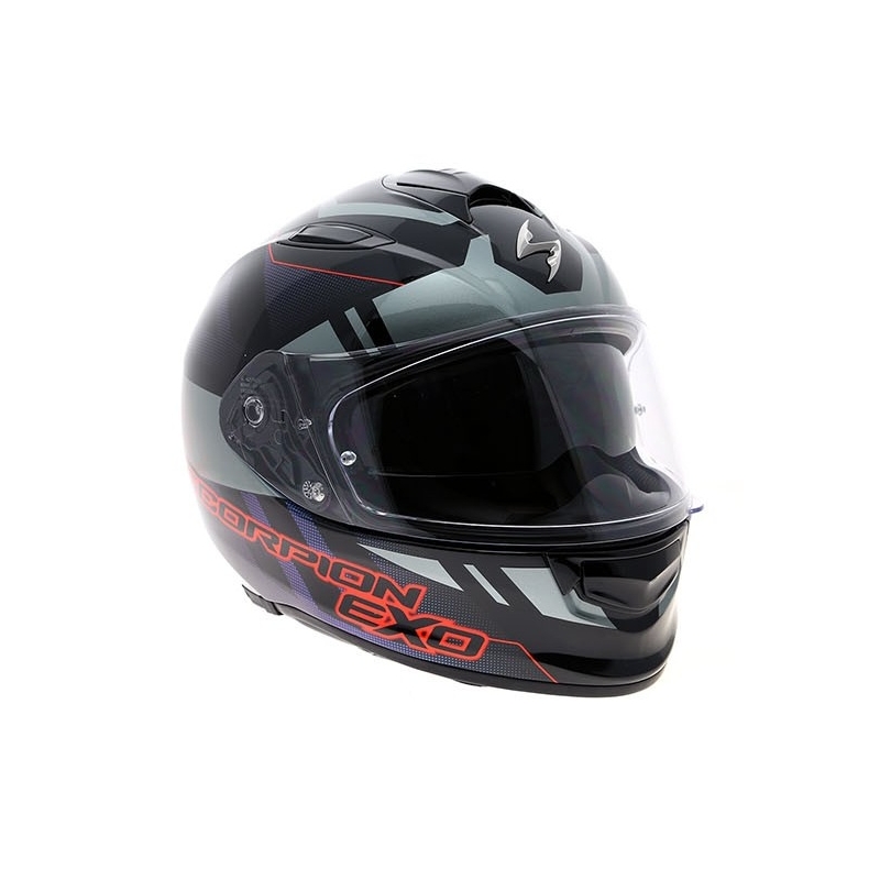 Integralna čelada Scorpion EXO-510 Stage black-silver-red razprodaja