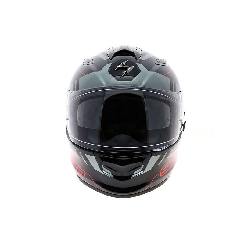 Integralna čelada Scorpion EXO-510 Stage black-silver-red razprodaja
