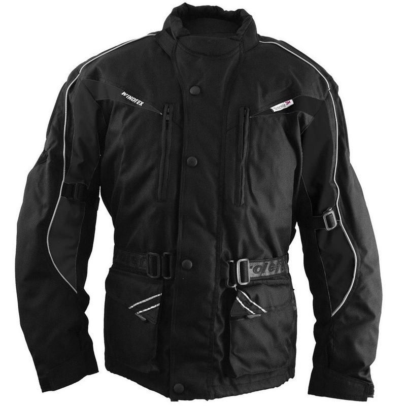 Roleff Cologne črno-temno siva motoristična jakna