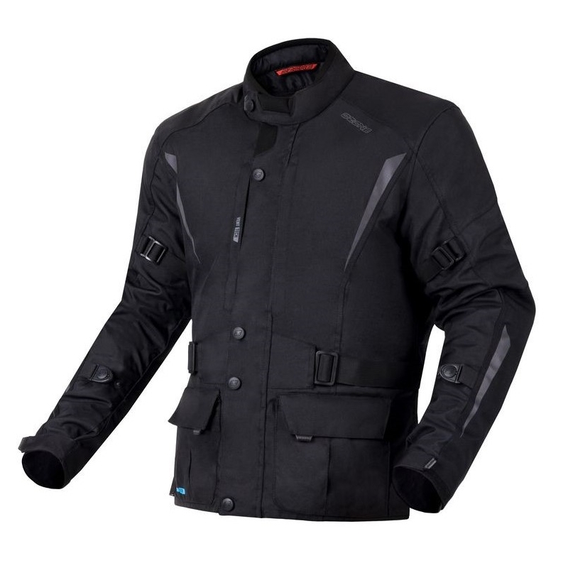Ozone Traker Black Motorcycle Jacket razprodaja