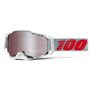 Motokros očala 100% ARMEGA X-Ray-Hiper silver plexi