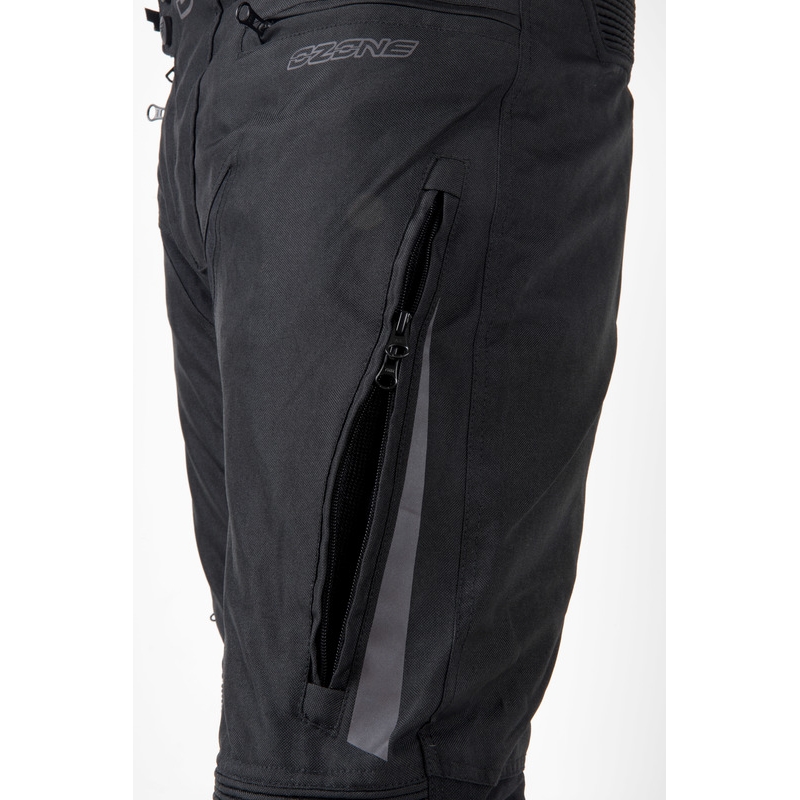 Ozone Vulcan Black Motoristične hlače