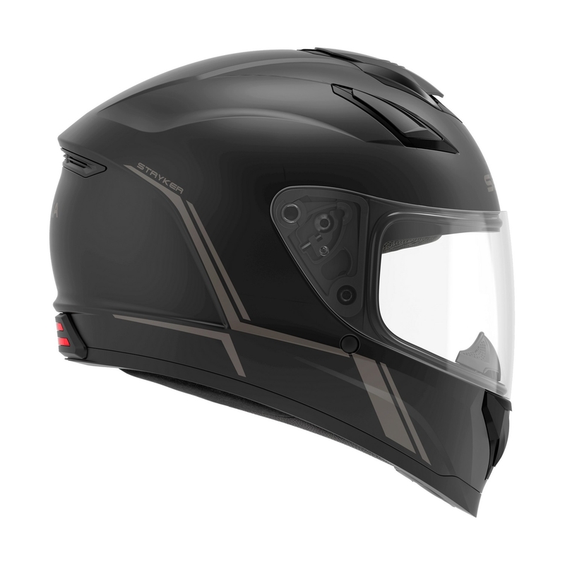 Integralna motoristična čelada z mrežasto slušalko SENA Stryker Black Matte