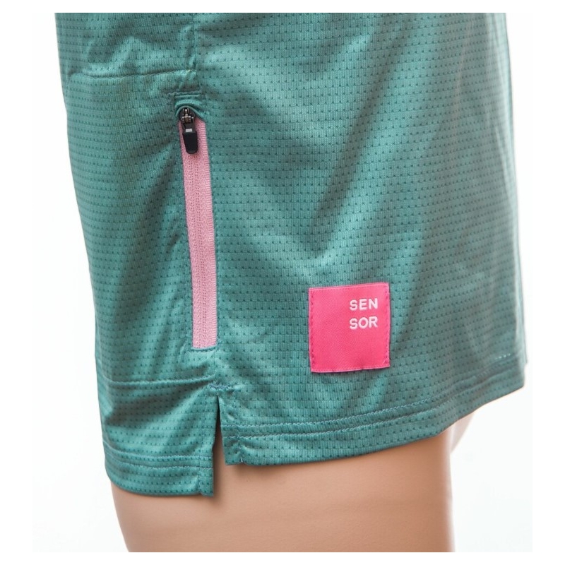 SENSOR CYKLO HELIUM otroška brezplačna majica mint/rožnata kolesa razprodaja