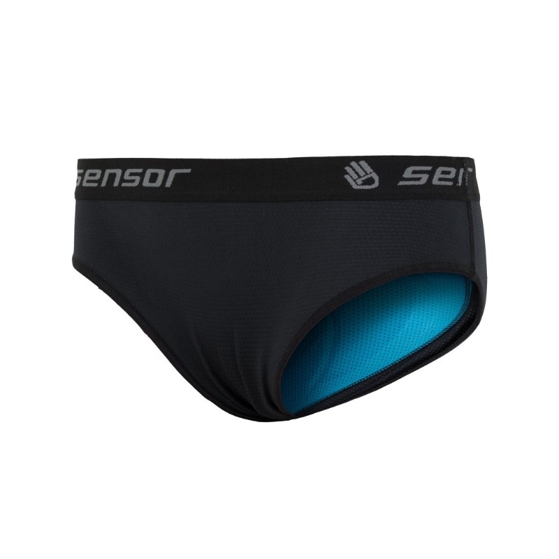 SENSOR CYKLO BASIC ženske kolesarske hlače true black prodaji razprodaja