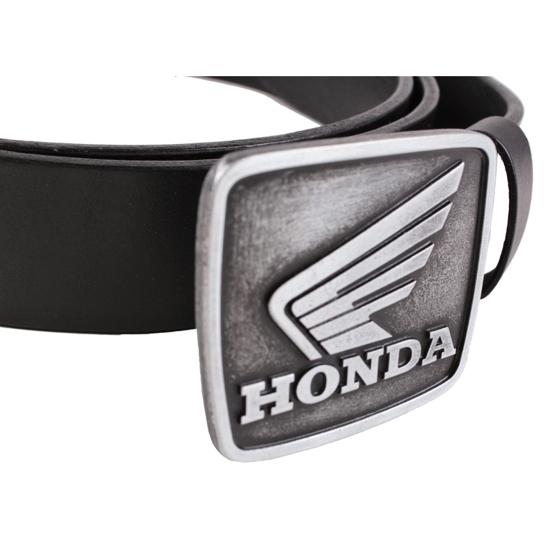 Kožený moto opasek se sponou Honda