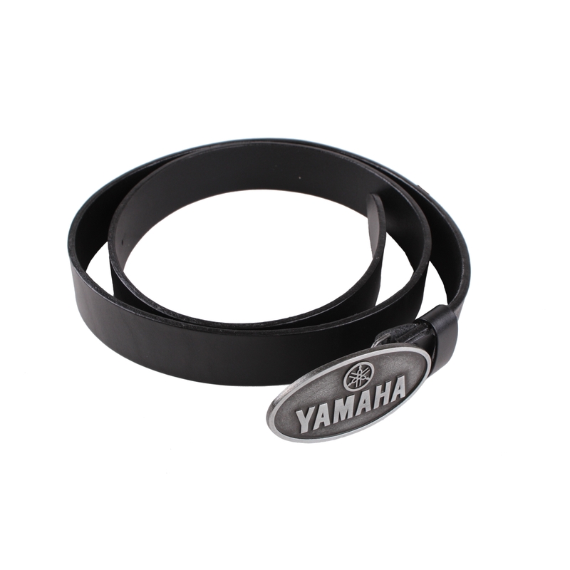 Usnjeni moto pas z zaponko Yamaha